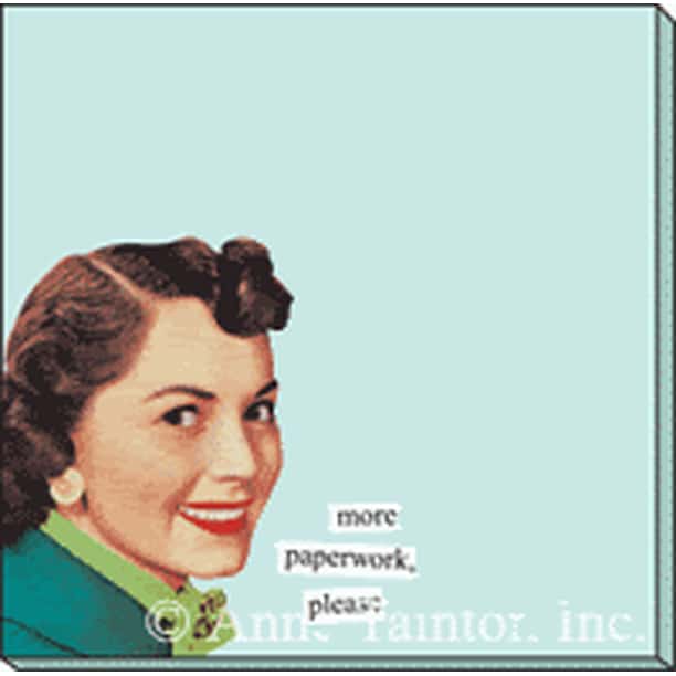 No Idea Anne Taintor Sticky Notes 